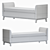 Modern Harvey Bench 2014 Edition 3D model small image 3