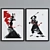 Modern Japanese Style Silhouette Picture Set 3D model small image 2