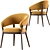 Modern Ray Dining Chair Online 3D model small image 3