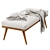 Modern Cavett Bench with Accessories 3D model small image 5