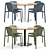 Decade Chair Dining Set Duo 3D model small image 3