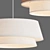 Stylish Double Lamp Suspension Set 3D model small image 2