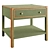 Sleek Modern Nathaniel Nightstand 3D model small image 1