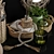 Elegant 3-Piece Home Decor Set 3D model small image 2