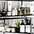 Elegance Bathroom Accessories Set 3D model small image 2
