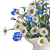 Daisy and Cornflower Bouquet 3D model small image 2