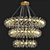 Elegant Marianna Glass Chandelier 3D model small image 1