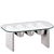 Modern Aria Coffee Table 3D model small image 1