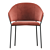 Sleek Modern Pedrali Jazz Chair 3D model small image 5