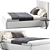 Minimalist Low Profile Bed - 2017 3D model small image 2