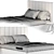 Minimalist Low Profile Bed - 2017 3D model small image 4