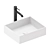 Galassia Washbasin Set with Mixers 3D model small image 3