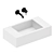 Galassia Washbasin Set with Mixers 3D model small image 5