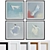 Modern Classic Picture Frame Set 3D model small image 1