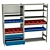 Metal Shelving Unit 3D model small image 2