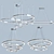Sleek Cruise Collection Pendant Lamps 3D model small image 3