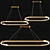 Sleek Cruise Collection Pendant Lamps 3D model small image 6