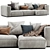 Modern Mags Soft Corner Sofa 3D model small image 1