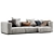 Modern Mags Soft Corner Sofa 3D model small image 5