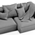 Modern Mags Soft Corner Sofa 3D model small image 6