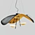 Sleek Metal Pendant Lighting Fixture 3D model small image 2