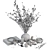 Chic Vase & Plant Ensemble 3D model small image 3