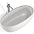 Antonio Lupi REFLEX Freestanding Bathtub 3D model small image 3