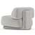 Sleek Moroso Gogan Armchair Design 3D model small image 3