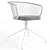 Modern Dining Armchair 3D Model 3D model small image 2
