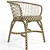 Modern Dining Armchair 3D Model 3D model small image 6
