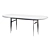 Contemporary Oval Console Table 3D model small image 2