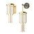 Elegant Pharo Wall Lights 3D model small image 1