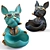 Pet Friendly Dog Decor Stand 3D model small image 5