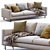 Modern Elegance Sofa Design 3D model small image 1