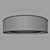  100x400mm Ceiling LED Light 3D model small image 2