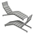 Park Lounger "River" Outdoor 3D model small image 4