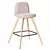 Modern Half-Bar Stool Conny 3D model small image 1