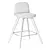 Modern Half-Bar Stool Conny 3D model small image 2