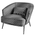 Luxury Bluemine Armchair: Elegant Comfort 3D model small image 7