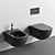 Nic Pin Wall Hung Toilet 3D model small image 2