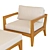 Zenhit Teak Lounge Set 3D model small image 2