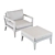 Zenhit Teak Lounge Set 3D model small image 4