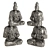 Buddha Metal Plaster Sculpture 3D model small image 4