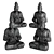 Buddha Metal Plaster Sculpture 3D model small image 5