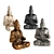 Buddha Metal Plaster Sculpture 3D model small image 6