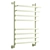 Golden Water Heated Towel Rail 3D model small image 3