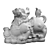 Buddha Dragon Statue 3D model small image 4