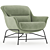 Design Chair TEULAT SADIRA 3D model small image 1