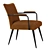 Vintage Velvet Armchair Ronda 3D model small image 5