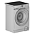 Electrolux EW7WR447W Washer-Dryer Combo 3D model small image 4